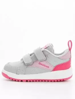 Image of Reebok Infant Unisex Weebok Clasp Low - Light Grey , Light Grey, Size 8