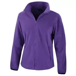 Image of Result Womens/Ladies Core Fashion Fit Fleece Top (S) (Purple)