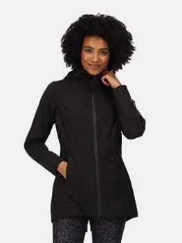 Image of Regatta Pulton II Waterproof Shell Jacket - Black, Size 10, Women