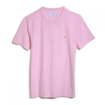 Image of Farah Vintage Denny Short Sleeve T Shirt - 684 Clyde Pink