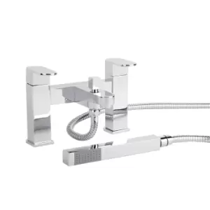 Image of Chrome Bath Shower Mixer Tap - Como