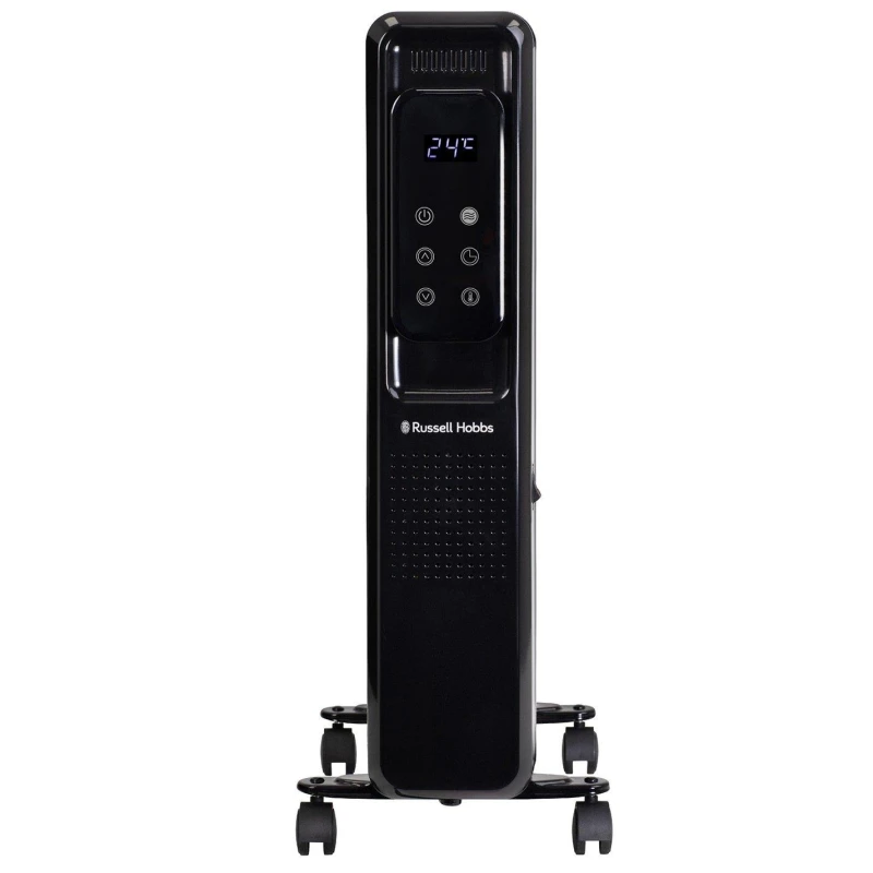 Image of Russell Hobbs 9 Fin RHOFR2009B-D Oil Filled Radiator With Remote Control 2000W - Black