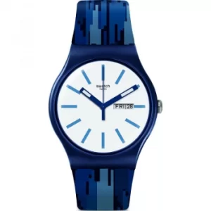 Image of Mens Swatch Fiammablu Watch