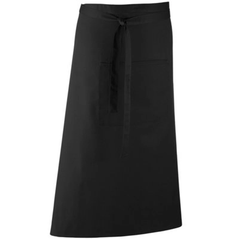 Image of Premier Premier Colours Bar Apron in Black One Size Unisex 5063470679850