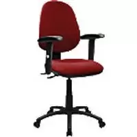 Image of Nautilus Designs Office Chair Bcf/P505/Rd/Adt Fabric Red Black
