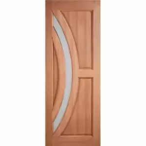 Image of LPD (W) 30" Hardwood Harrow Frosted Glazed External Door