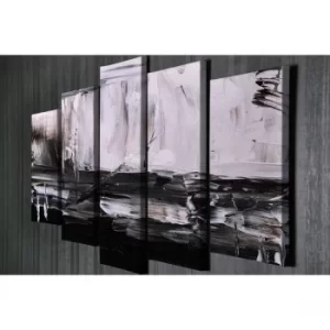 Image of BC94 Multicolor Decorative Canvas Painting (5 Pieces)