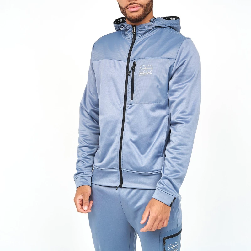Image of Crosshatch Thru Tracktop - Blue Blue S