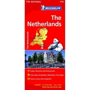 Image of The Netherlands - Michelin National Map 715 Map Sheet map 2012