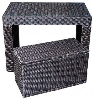 Image of Canadian Spa Straight Bar Set Square Surround Furniture