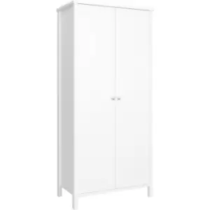 Image of Tromso 2 Door Robe Pure White