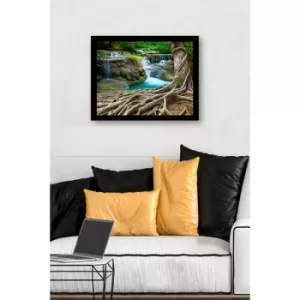 Image of SC0650 Multicolor Decorative Framed MDF Painting
