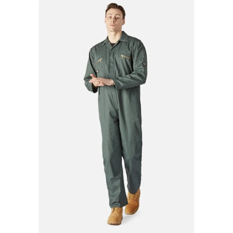 Image of Dickies 'Redhawk' Boiler suit Green