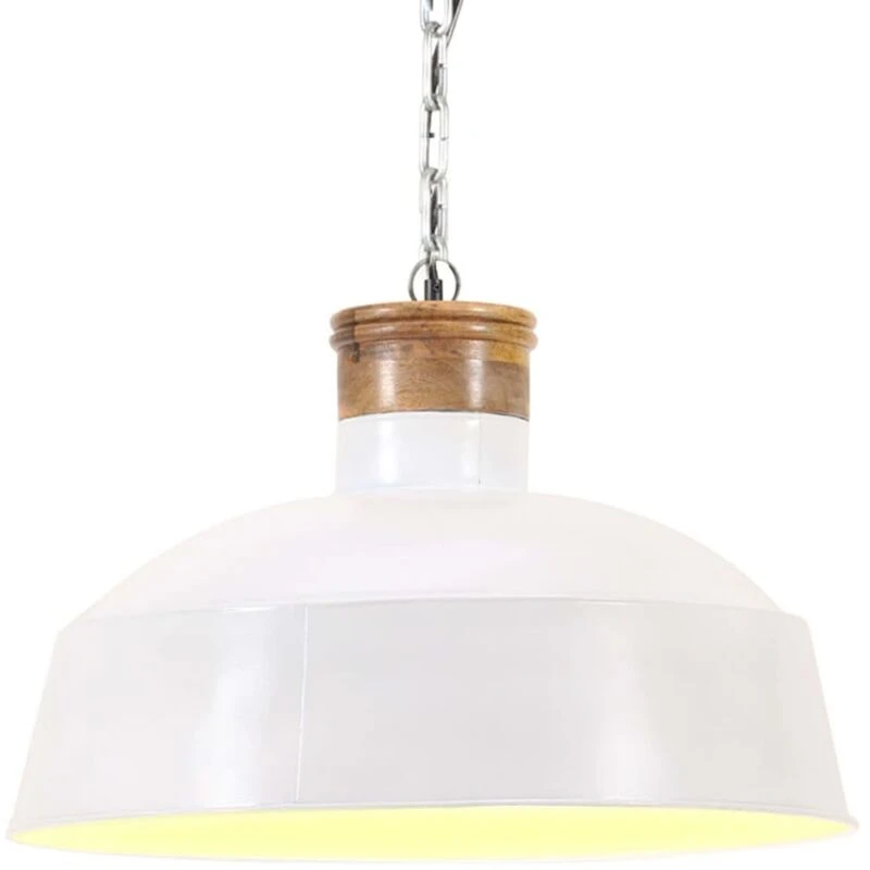 Image of VIDAXL Industrial Hanging Lamp 58cm White E27 Vidaxl 8720286070925