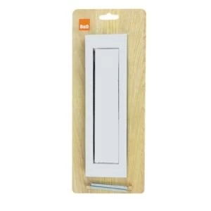 Image of BQ Chrome Effect Letter Plate H75mm W250mm