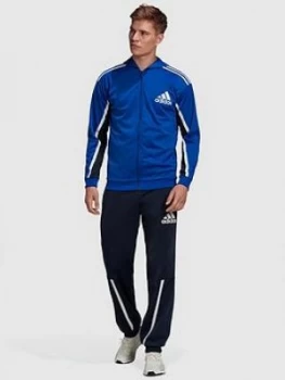 Image of Adidas 3 Stripe Pes Tracksuit - Blue