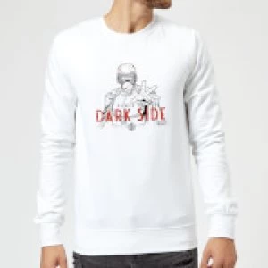 Image of Star Wars The Rise Of Skywalker Kylo Darkside Powers Sweatshirt - White - L