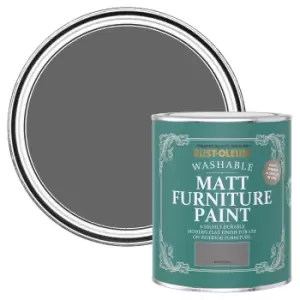 Image of Rust-Oleum Matt Furniture Paint Torch Grey - 750ml