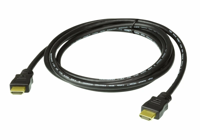 Image of Aten ATEN High Speed HDMI Cable with Ethernet True 4K ( 4096X2160 @ 60Hz); 2m HDMI Cable with Ethernet 2L-7D02H-1