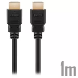 Image of Goobay Ultra High Speed HDMI 2.1 8K Cable - 1m - Black