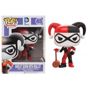 Image of Harley Quinn with Mallet DC Comics Funko Pop Vinyl Figure