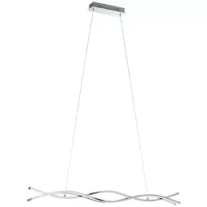 Image of Lasana 2 - LED 3 Light Ceiling Pendant Bar Chrome - Eglo