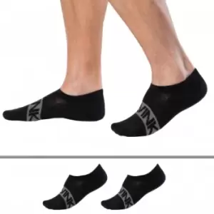 Image of Calvin Klein 2-Pack Devin No Show Socks - Black - Black 43/46