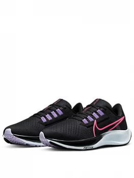 Image of Nike Air Zoom Pegasus 38 - Black/Pink, Size 4, Women
