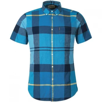 Image of Barbour Douglas Short Sleeve Shirt - Aqua AQ51