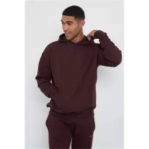 Image of I Saw It First Brown Il Sarto Logo Oversized Hoodie - Brown