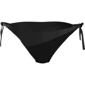 Image of Calvin Klein Side String Tie Bikini Bottoms - Black