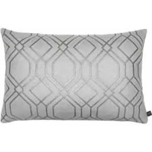 Image of Prestigious Textiles Othello Cushion Cover (One Size) (Pewter Grey) - Pewter Grey