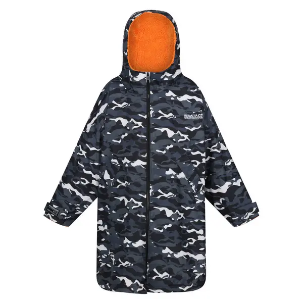 Image of Regatta Boys Waterproof fleece Lined Robe Jacket Coat 5-6 Years - Chest 59-61cm (Height 110-116cm)
