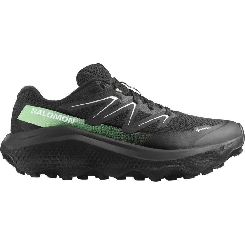 Image of Salomon Shoes Ultra Flow 2 GTX Black/Patin Trail Running Mens Black/Patin male 9 (43.3)