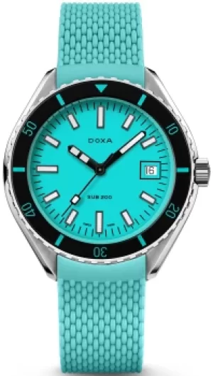 Image of Doxa Watch Sub 200 Aquamarine Rubber
