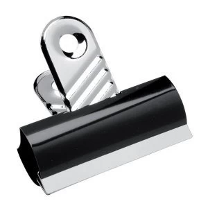 Image of 5 Star Office Grip Clips Metal Width 70mm Black Pack 10