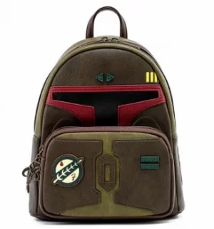 Image of Loungefly Star Wars Boba Fett He's No Good To Me Dead Cosplay Mini Backpack