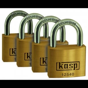 Image of Kasp K12540D4 Padlock 40 mm Gold yellow Key