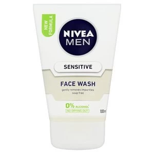 Image of Nivea For Men Sensitive Face Wash 100ml