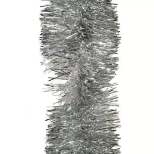 Image of Kaemingk 6 Ply Tinsel Garland (One Size) (Silver) - Silver