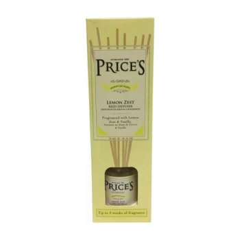 Image of Prices Candles Heritage Diffuser - Lemon Zest