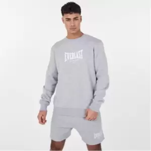 Image of Everlast Logo Crew Neck Sweatshirt - Grey