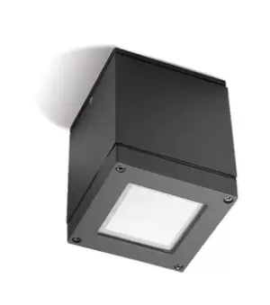 Image of Afrodita 1 Light Outdoor Surface Mounted Ceiling Light Urban Grey IP54, E27