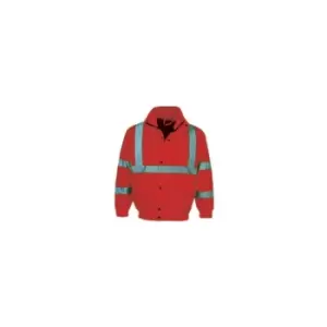 Image of Sitesafe Hi-vis CL3 Bomber Jacket (EN20471) Orange - M - Orange