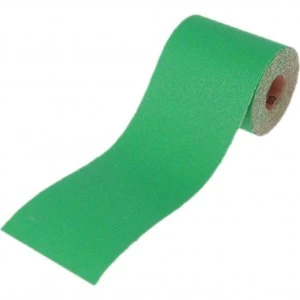 Image of Faithfull Green Aluminium Oxide Sanding Roll 100mm 50m 80g