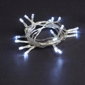 Image of Robert Dyas 600 Battery Operated LED String Lights - Ice White