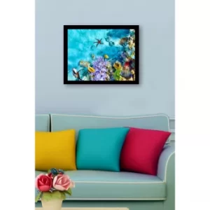 Image of SC0781 Multicolor Decorative Framed MDF Painting