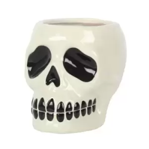 Image of Skull Ceramic Pot