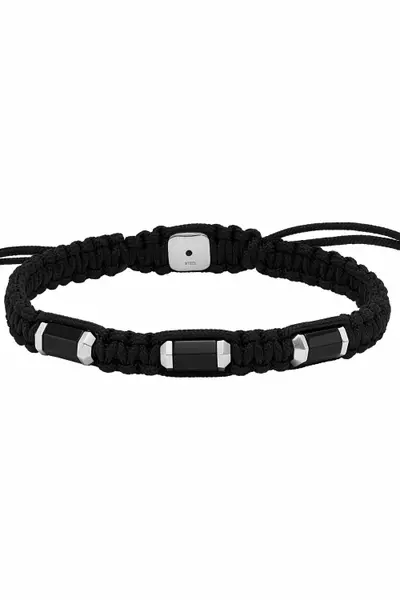 Image of Fossil Jewellery Gents Fossil Jewellery Beaded Bracelet JF04485040