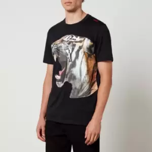 Image of HUGO Digre Cotton-Jersey T-Shirt - L